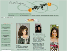 Tablet Screenshot of dolldesigns.com